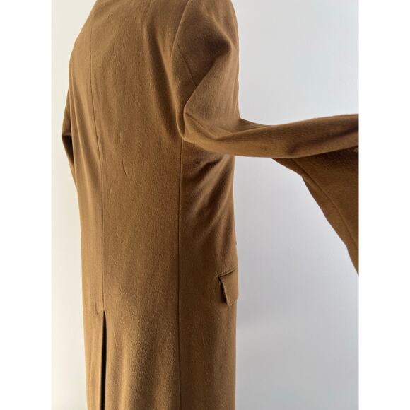 Hickey Freeman 3 Button Long Overcoat Vicuña Color Size 40 SG - Picture 12 of 16